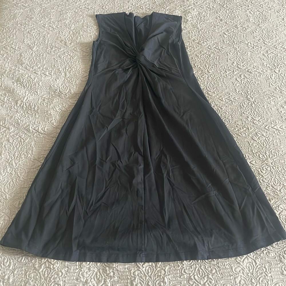 Patagonia front twist black dress